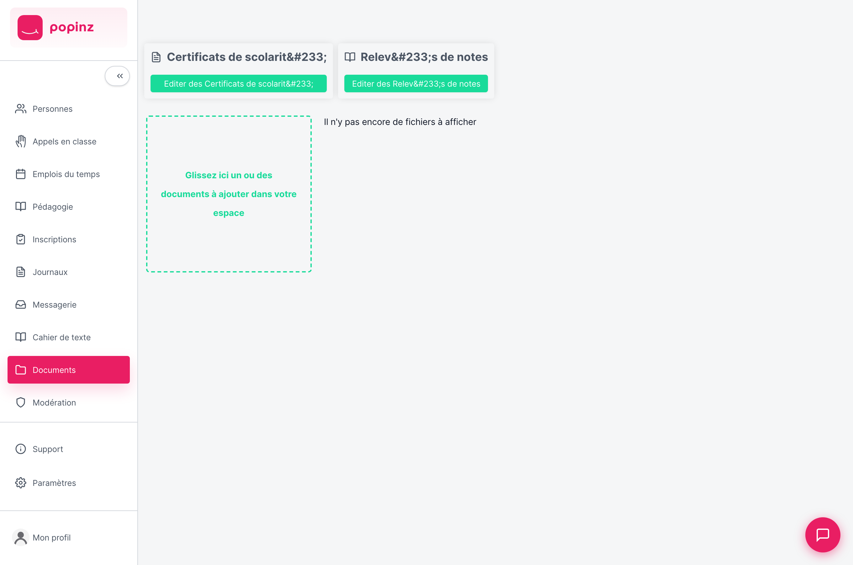 Popinz — documents
