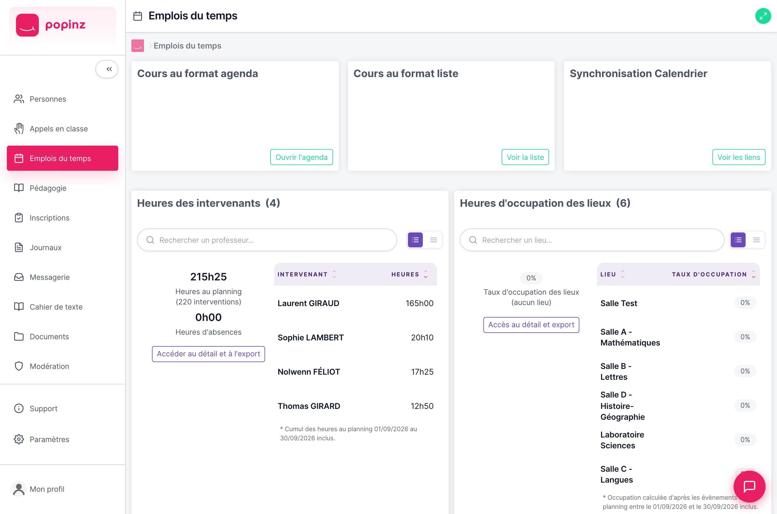 Popinz — planning